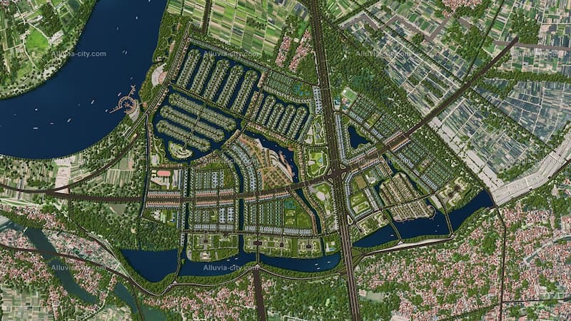 Alluvia City hưởng lợi từ công trình cầu Mễ Sở